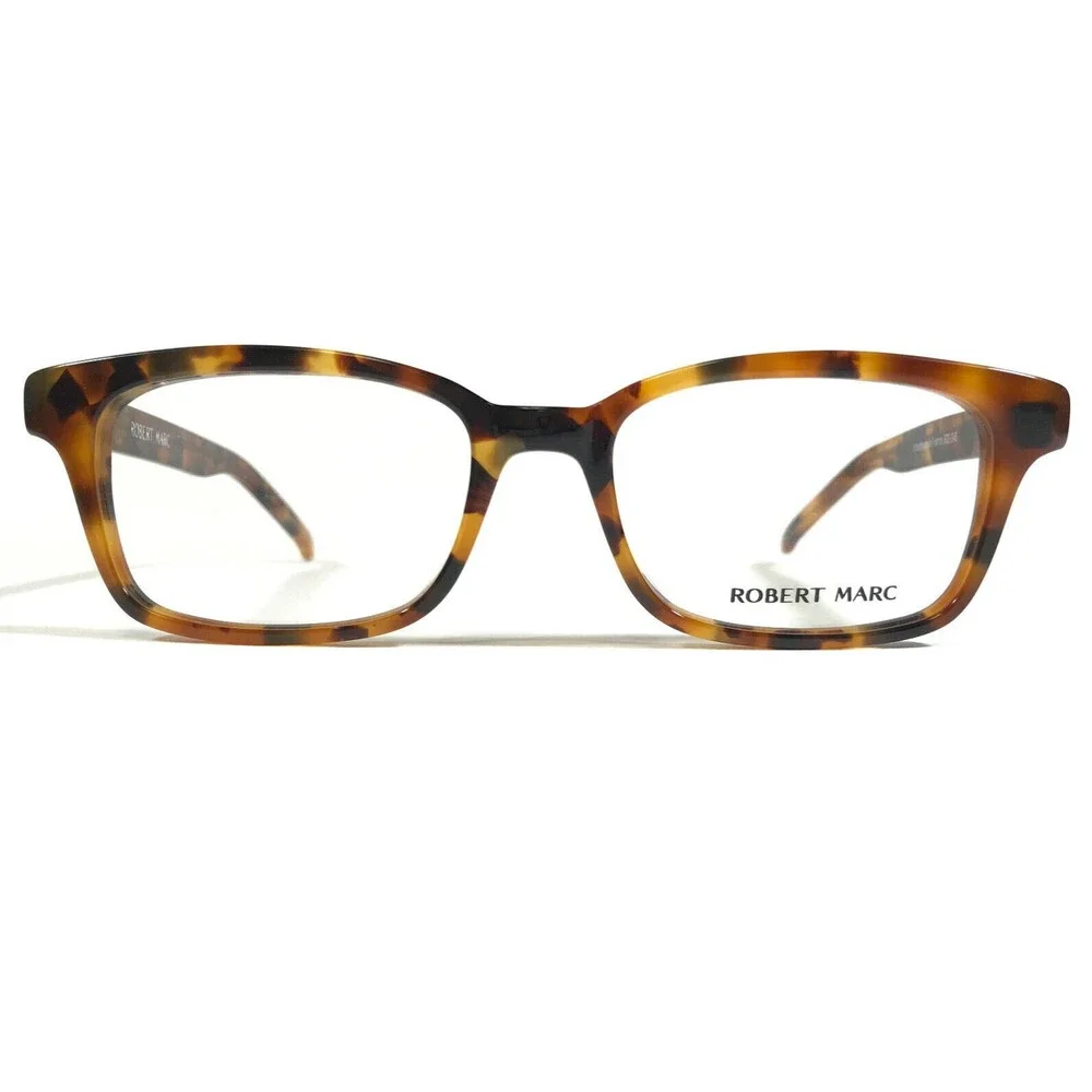 Robert Marc 802-246 Eyeglasses Frames Tortoise Rectangular Full Rim 48-18-135